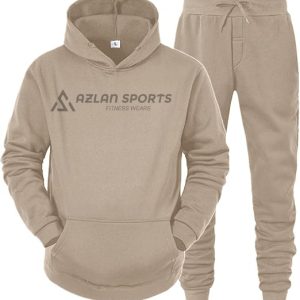 Men’s Tracksuits 2 Piece Matching Outfits Casual Long Sleeve Hoodie Sweatshirts and Jogger Sweatpants Sweatsuits Set for Men