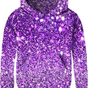 Hoodies Galaxy Sweatshirts 4-14 Years 3D Print Fashion Pullover Shirts with Big Pocket for Boys Girls Casual