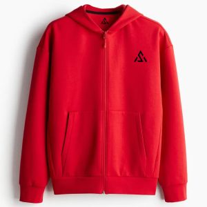 Sports zip-through hoodie